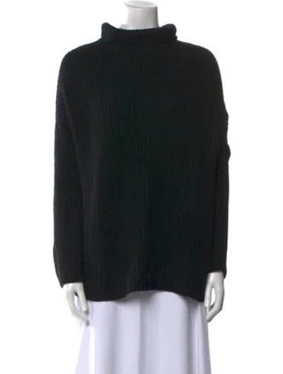 Pre-owned Naadam Wool Turtleneck Sweater In Black