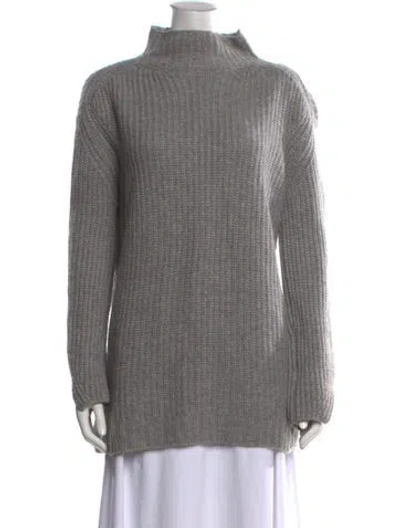 Pre-owned Naadam Wool Turtleneck Sweater In Gray