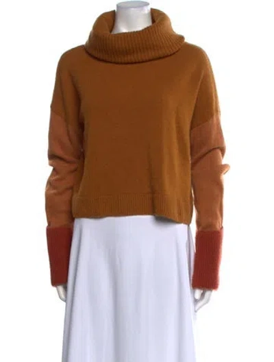 Pre-owned Naadam Wool Turtleneck Sweater In Neutral