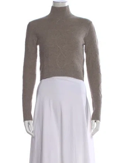 Pre-owned Naadam Wool Turtleneck Sweater In Neutral