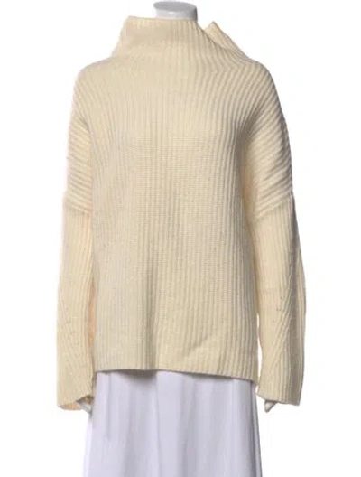 Pre-owned Naadam Wool Turtleneck Sweater In Neutrals