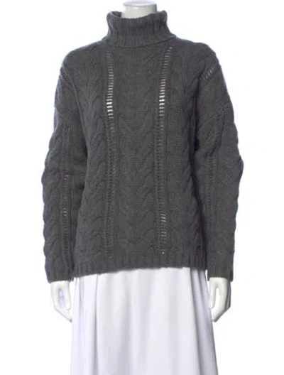 Pre-owned Naadam Wool Turtleneck Sweater W/ Tags In Grey