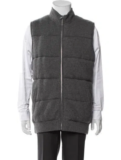 Pre-owned Naadam Wool Vest In Gray