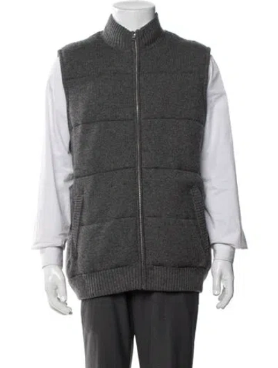 Pre-owned Naadam Wool Vest In Grey