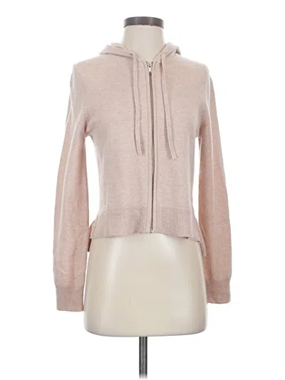 Pre-owned Naadam Zip Up Hoodie In Pink