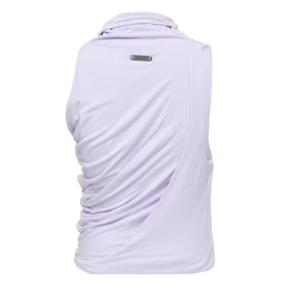 Nache Asymmetric Draping Sleeveless Top