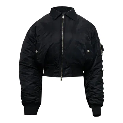 Nache Cropped Bomber Jacket Unisex