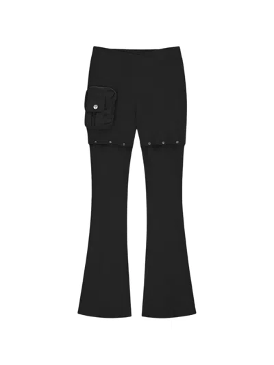 Nache Detachable Cargo Pants In Black