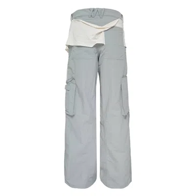 Nache Mixed Layered Tie Jogger Pants