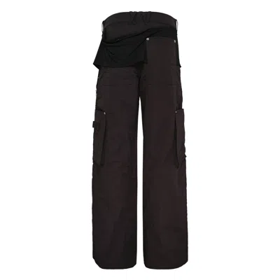 Nache Mixed Layered Tie Jogger Pants