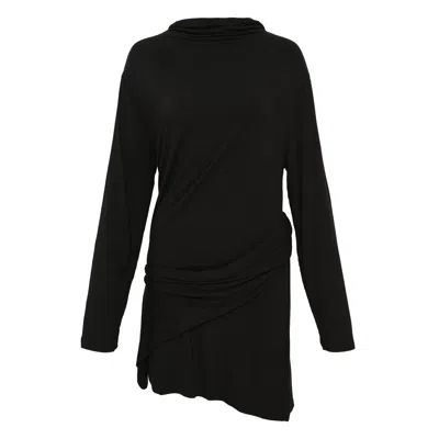 Nache Multiway Back Hole Dress In Black