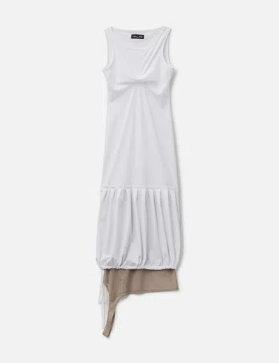 Nache Multiway Layered Maxi Dress In Gray