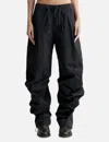 Nache Pintuck Nylon Pants In Black