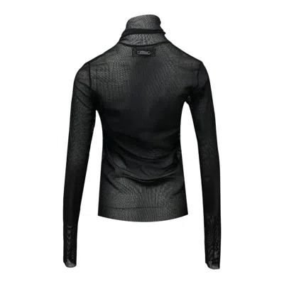 Nache Pulled Neck Long Sleeve Black