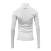 Nache Pulled Neck Long Sleeve Black In White