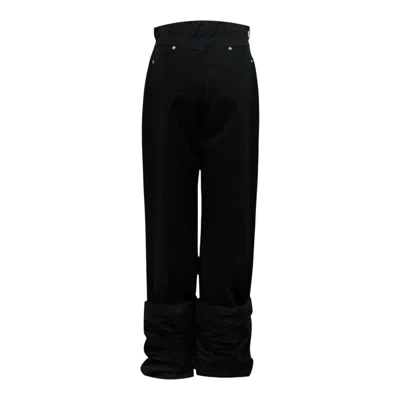 Nache Reverse Cotton Pants Black