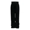 Nache Reverse Cotton Pants Black