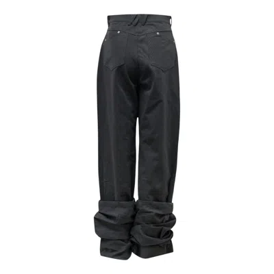 Nache Reverse Cotton Pants Charcoal