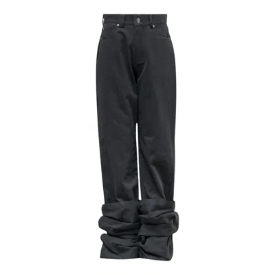 Nache Reverse Cotton Pants Charcoal