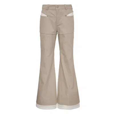 Nache Seam Line Layered Pants Dusty