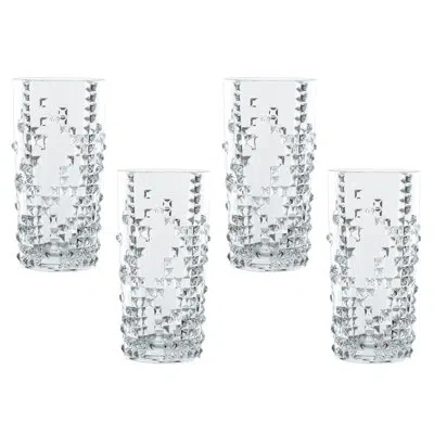 Nachtmann 13.2 oz Longdrink Glasses, Set Of 4 In Transparent