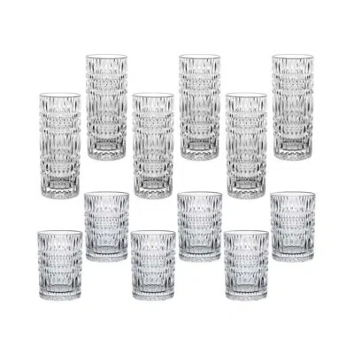 Nachtmann 15 oz / 10 oz Tumblers, Set Of 12 In Clear