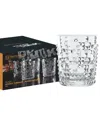 Nachtmann 3pc Punk Whisky Tumbler Set In Transparent