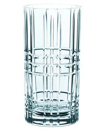 Nachtmann 4pc Square Longdrink Set In Blue