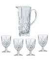 Nachtmann 5pc Noblesse Pitcher Set In Transparent