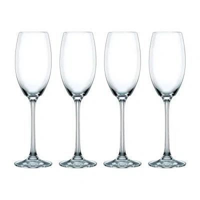 Nachtmann 9.2 oz Champagne Flutes, Set Of 4 In Clear