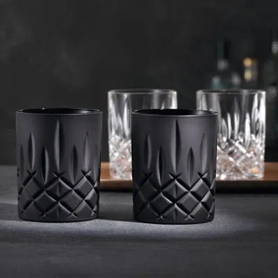 Nachtmann Black Whiskey Tumblers, Set Of 2
