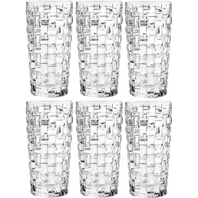 Nachtmann Bossa Nova Set Of 6 Longdrink Glasses, 13oz In Transparent