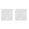 Nachtmann Bossa Nova Square Platters, Set Of 2 In Clear