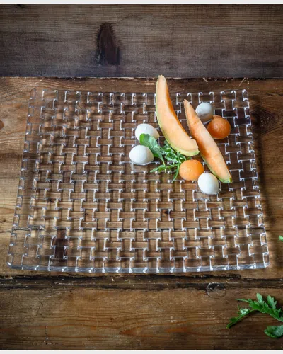 Nachtmann Bossa Nova Square Serving Plate, 11" In Neutral