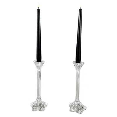 Pre-owned Nachtmann Crystal Candelabra  Vintage German Candleholder In Gray