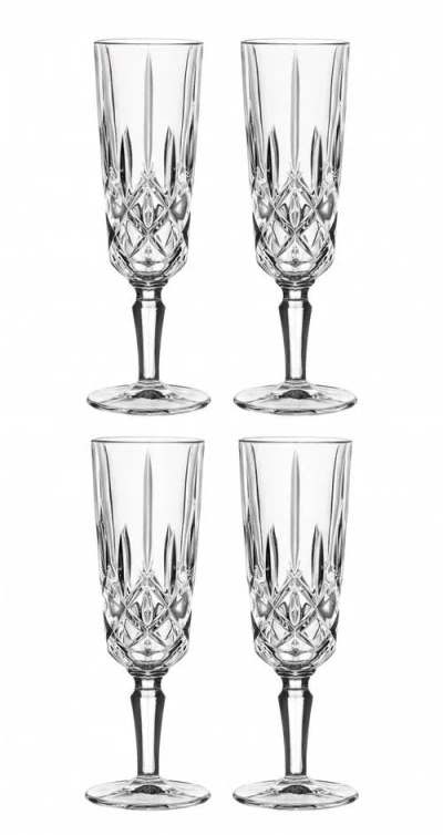 Nachtmann Noblesse Champagne Glasses, Set Of 4 In Transparent