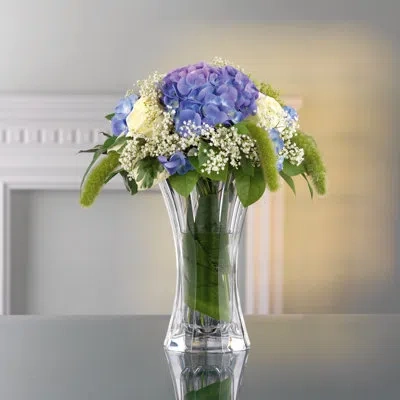 Nachtmann Saphir Clear 10.63" Lead Free Crystal Table Vase