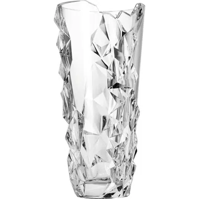 Nachtmann Sculpture 13" Vase In Transparent
