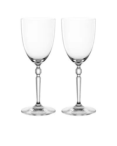 Nachtmann Set Of 2 Heritage Wine Glasses In Transparent