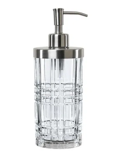 Nachtmann Square Glass Soap & Lotion Dispenser In Gray