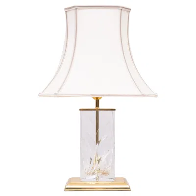 Pre-owned Nachtmann Stunning  Leuchten Table Lamp 1970s Germany In White