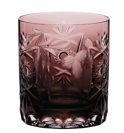 Nachtmann Traube Crystal Glass Handmade Whisky Tumbler In Pink