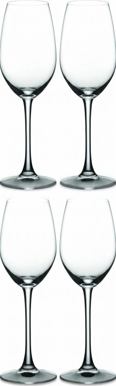 Nachtmann Vivino Set Of 4 Champagne Glasses, 8.8oz In Transparent
