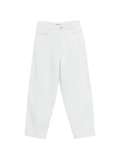 Nackiyé Belt-loops Jeans In Blue