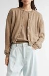 Nackiyé Nackiyè Classic Cashmere Cardigan In Latte