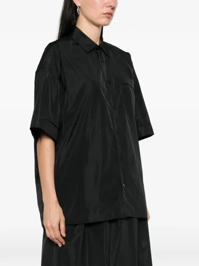Nackiyé Dad's Short Sleeve Pocket Shirt In Black