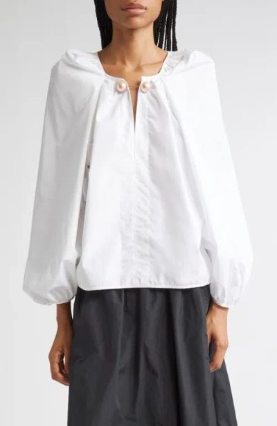 Nackiyé Nackiyè Grand Bazaar Cotton Top In White