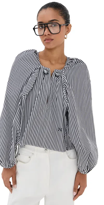 NACKIYÉ GRAND BAZAAR MINI TOP B & W STRIPE