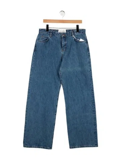 Pre-owned Nackiyé High-rise Wide Leg Jeans W/ Tags In Blue