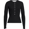 Nackiyé Nackiyè Insider Virgin Wool & Silk Rib Sweater In Black